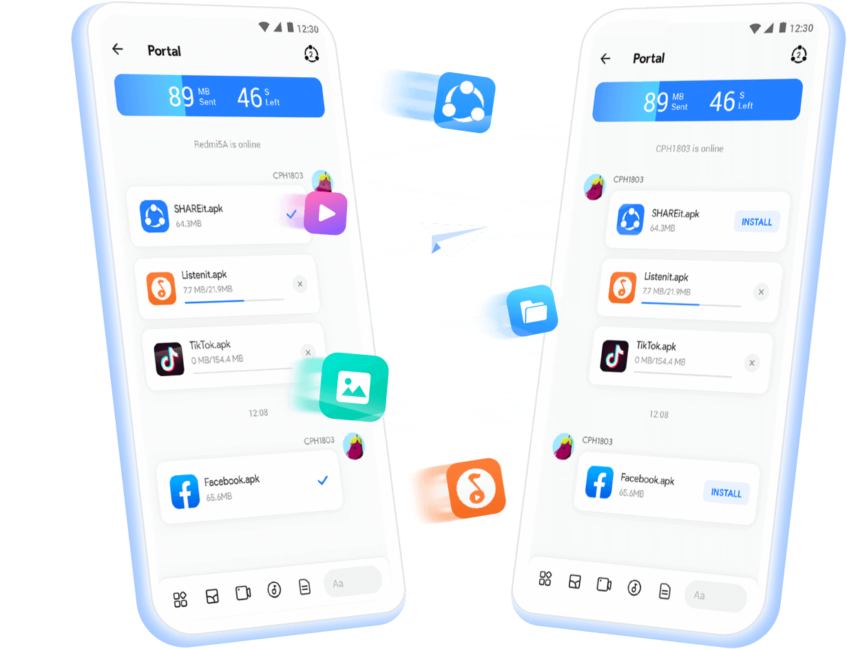 Fast File Transfer with SHAREit
